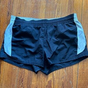 Black and Gray Nike Athletic Shorts